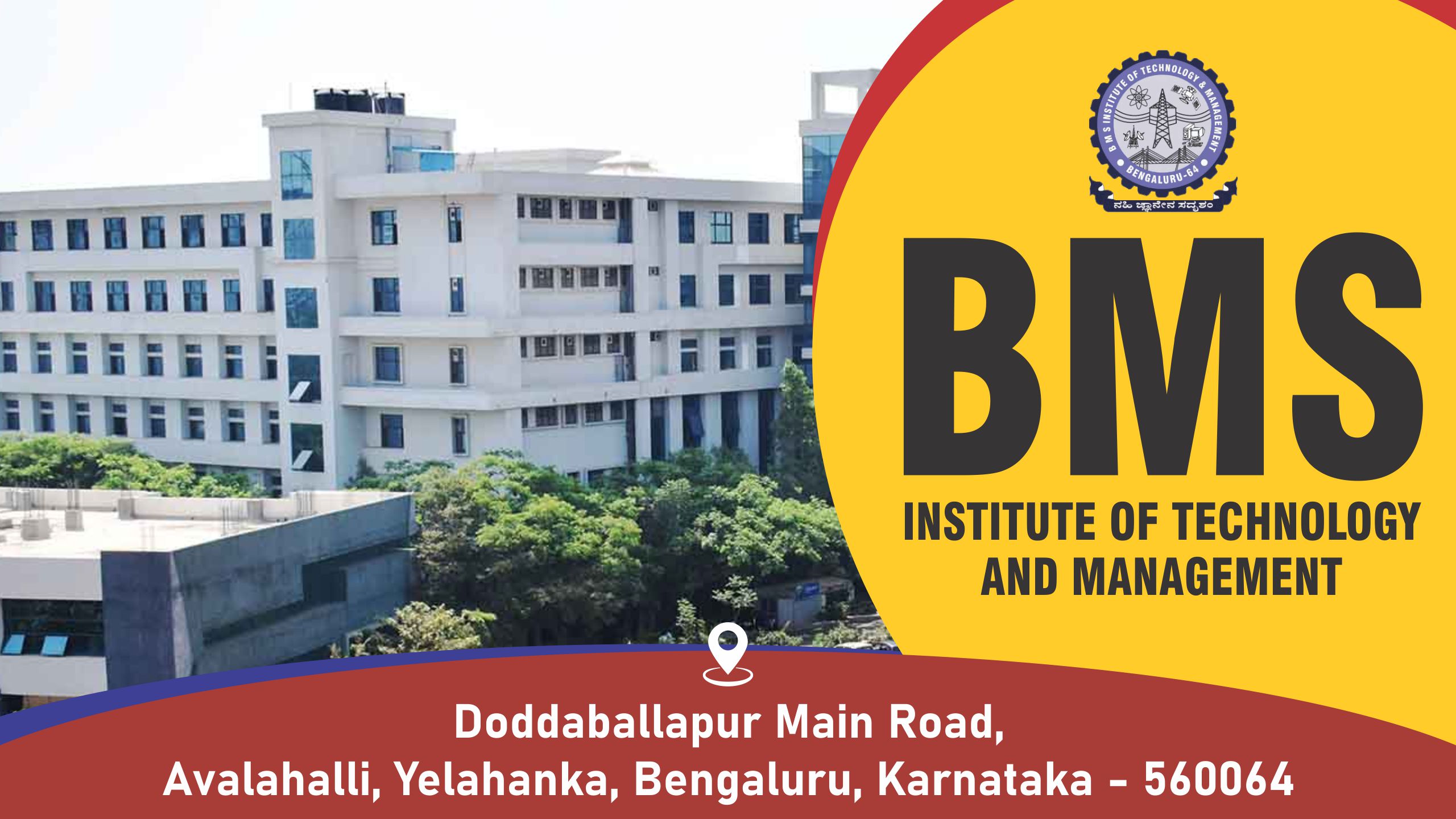 Out Side View of BMS Institute of Technology and Management